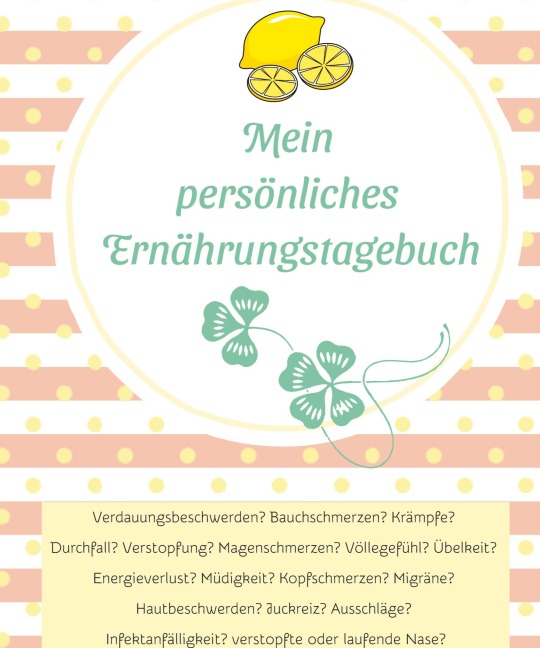 Mein persönliches Ernährungstagebuch