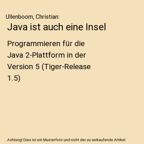 Java ist auch eine Insel