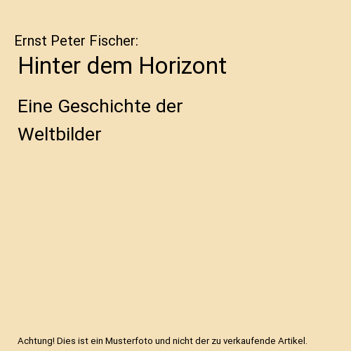 Hinter dem Horizont