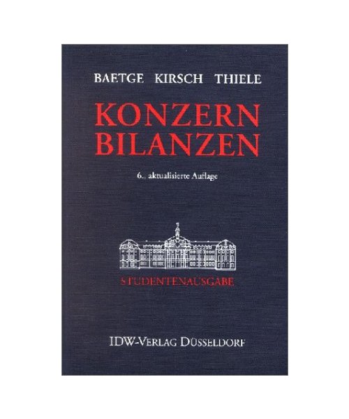 Konzernbilanzen. Studentenausgabe.: Studentenausgabe